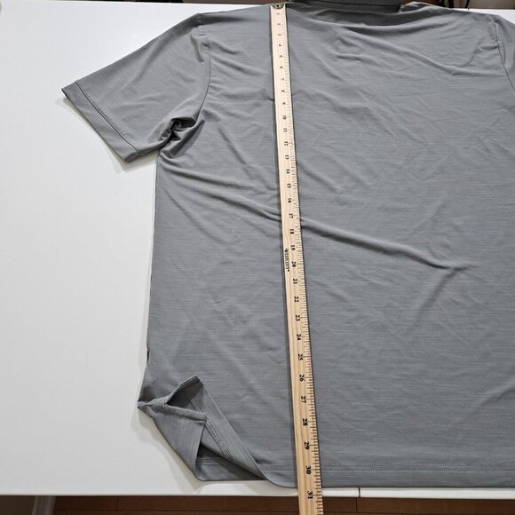 Callaway Polo Shirt Mens XL Gray Buttons Performance SS Subaru Logo Opti Dri - Picture 6 of 16